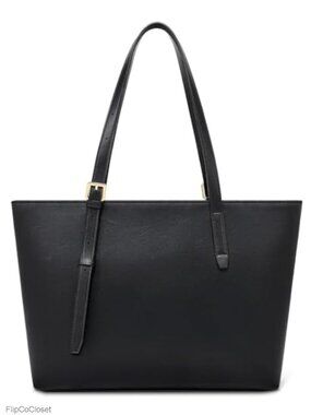 Faux Leather Tote Bag for Women Soft Shoulder Bag Work Daily Office